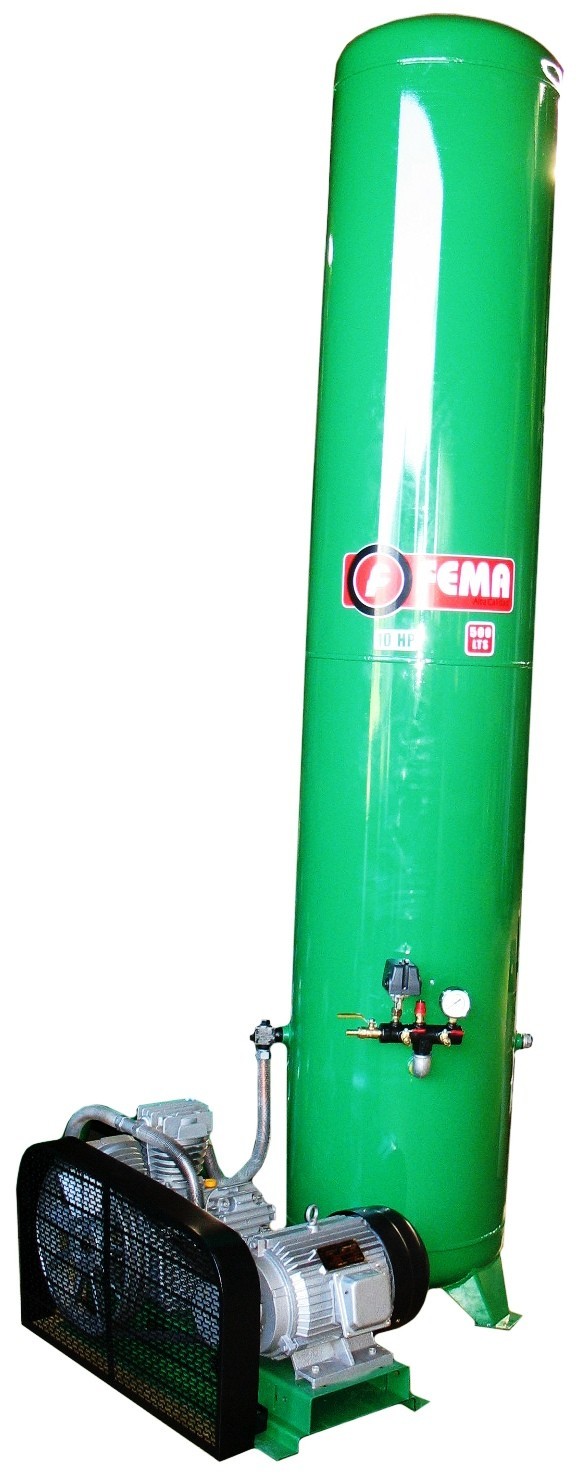 Compresor Fema Tanque Vertical 500 Litros 10HP 380V Agronline