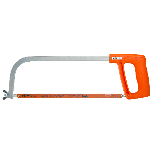 Herramienta de mano sierra de arco bahco, sierra para metales, ángulo,  naranja, metal png